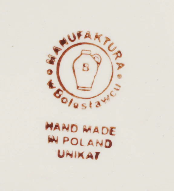 Plate, Round, Salad, 8.5" in "Duet in White" by Manufaktura | T134S-SB06 - Image 4