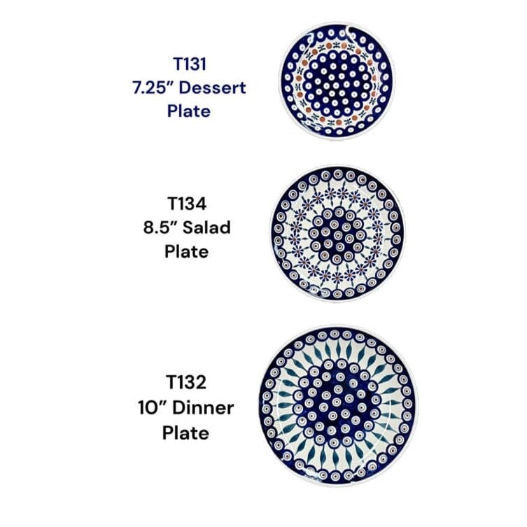 Plate, Round, Salad, 8.5" in "Kitty Cat Path" by Manufaktura | T134T-KOT6 - Image 3