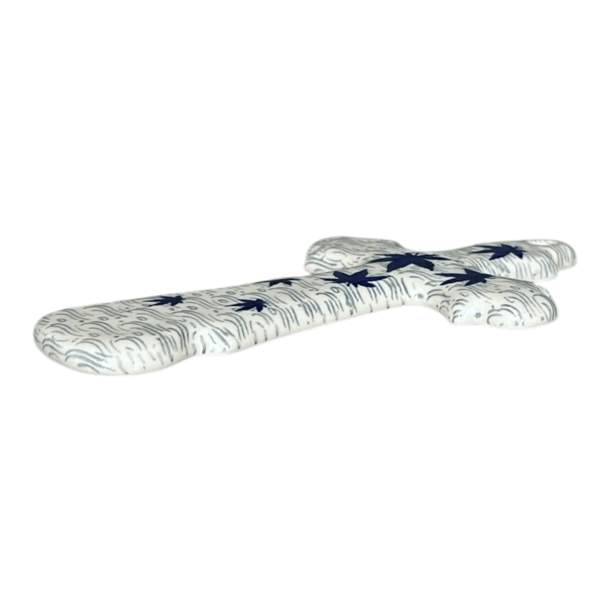 Cross, Large, 7.75" in "Blue Sweetgum" by Ceramika Artystyczna | A533-2545X - Image 3